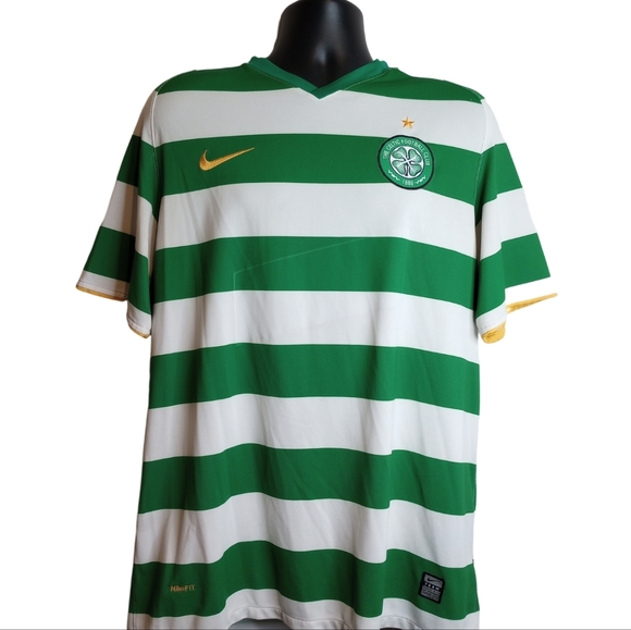 Nike Shirts Celtic Fc 888 Mens Nike Team Embroidered Green White